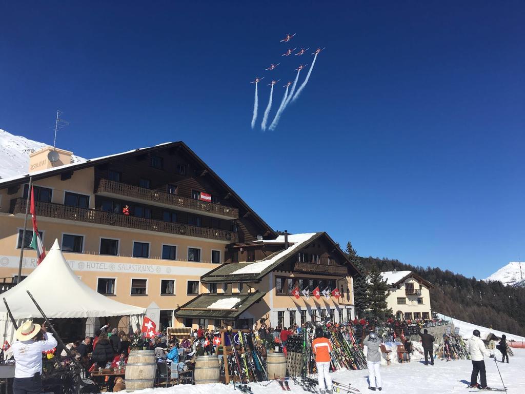 Hotel Salastrains St. Moritz Kültér fotó